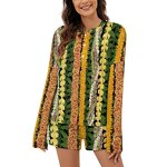 Pajamas Factory - OEM 2025 Polynesian Tribal V-neck