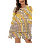 Pajamas Factory - OEM 2025 Polynesian Tribal V-neck