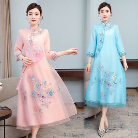 Cheongsam Factory - OEM Summer Retro Chinese Style