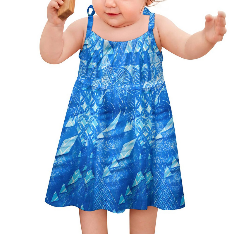 Girls' Dress Factory - OEM Polynesian Tribal Tie-Dye