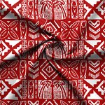 Polyester Fabric Factory - OEM 2024 Retro Style Polynesian