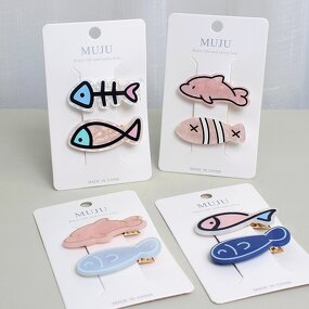 Children's Hair Clip Factory - OEM Korean Style Resin