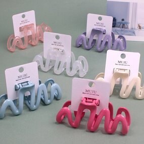 Hair Claw Clip Factory - OEM 10.5cm Cream Sweet