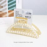 Pearl Claw Clip Factory - OEM Light Luxury 11cm