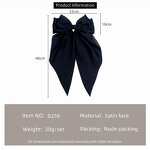 Ribbon Hair Clip Factory - OEM Silk Fabric Bow