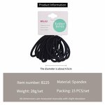 Hair Tie Factory - OEM 15-Piece Classic Black