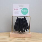 Hair Tie Factory - OEM 15-Piece Classic Black