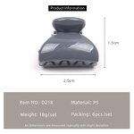 Mini Hair Claw Factory - OEM 6-Piece Korean Fashion