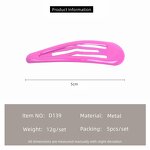 Hair Clip Set Factory - OEM 5-Piece Candy Color Metal