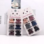 Resin Hair Claw Factory - OEM 6-Piece Dry Flower