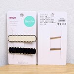 Hair Claw Clip Factory - OEM Fashionable Black White