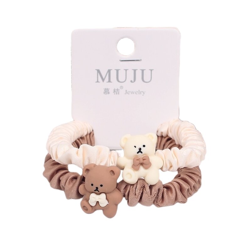 Scrunchies Set Factory - OEM 2-Piece Bear Head