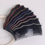 Hair Comb Factory - OEM Women's Large Crystal Plastic