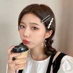 Hair Claw Clip Factory - OEM Fashionable Black White