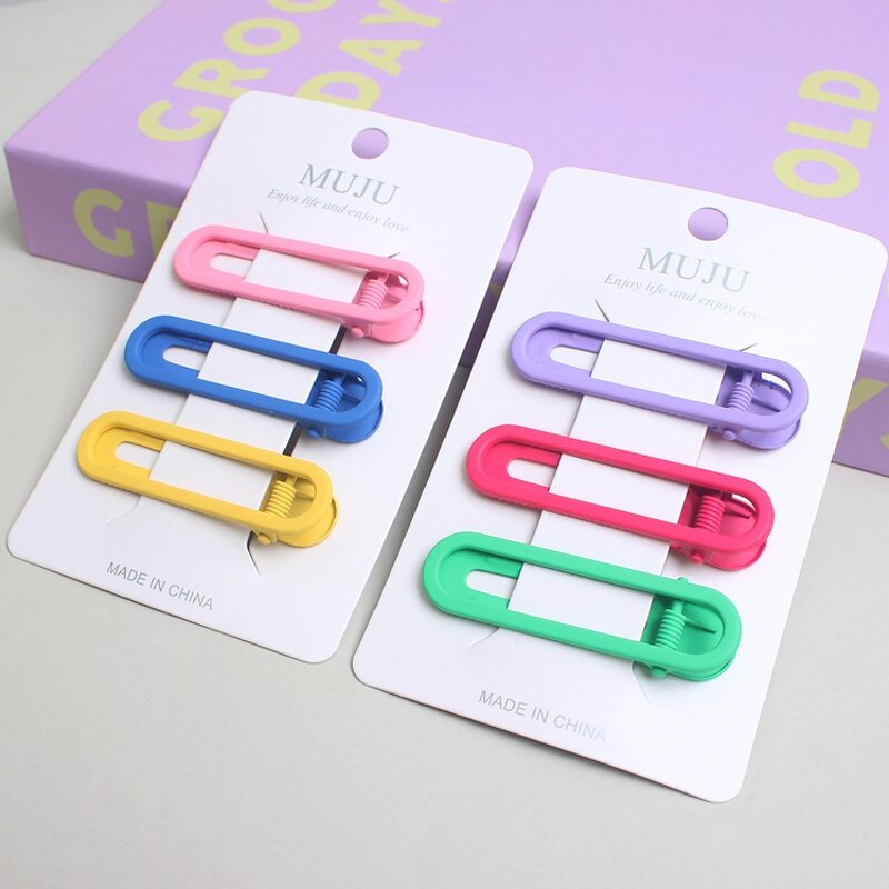 Hair Clip Set Factory - OEM 3-Piece Gradient Glitter