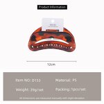 Hollow-out Claw Factory - OEM Large 12cm Half Circle