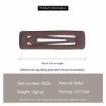 Hairpin Factory - OEM 3-Piece Fashionable Metal BB Clip