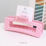 Hair Shark Clip Factory - OEM 12.5cm Large Frosted