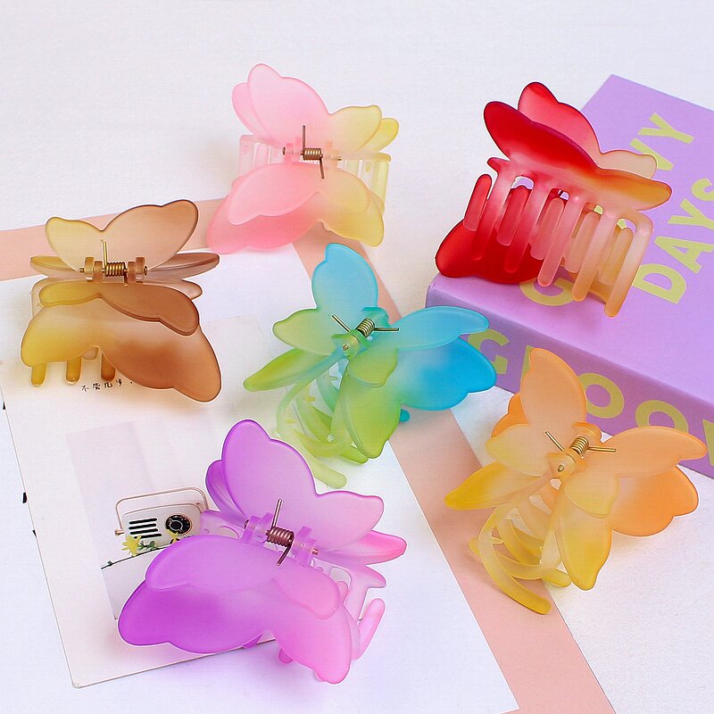 Butterfly Claw Factory - OEM 7cm Double Gradient