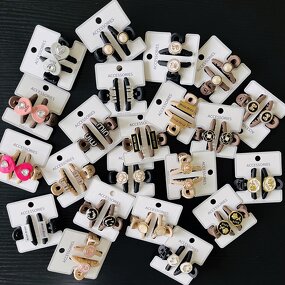 Hair Claw Set Factory - OEM 2-Piece 4.5cm Fragrance