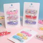 Kids Hairpin Factory - OEM 3-Piece Sequin Quicksand