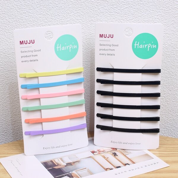 Hairpin Factory - OEM 6-Piece Metal Rectangle Candy