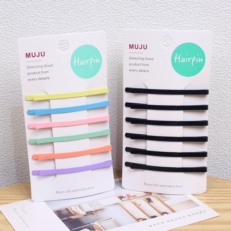 Hairpin Factory - OEM 6-Piece Metal Rectangle Candy