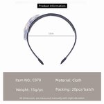 JK Hairband Factory - OEM Sweet Style Fabric Bow