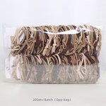 Hair Tie Set Factory - OEM 6-Piece 2-in-1 Coffee