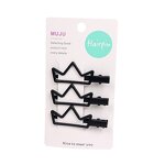 Hair Clip Factory - OEM 3-Piece Classic Black Alloy