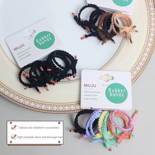 Hair Tie Factory - OEM 7-Piece Sweet Korean Version