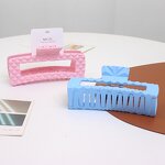 Hair Shark Clip Factory - OEM 12.5cm Large Frosted