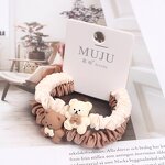 Hair Tie Factory - OEM Korean Satin Scrunchies Bear