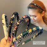 Hairband Factory - OEM Korean Floral Comb Fabric