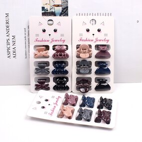 Mini Hair Claw Factory - OEM 6-Piece Korean Fashion