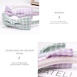 Girls Hairband Factory - OEM Classic Plaid Bow Fairy