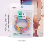 Kids Hair Tie Factory - OEM 3 Piece Fruit Pattern