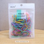 Elastic Hair Tie Factory - OEM 100 Pcs Disposable