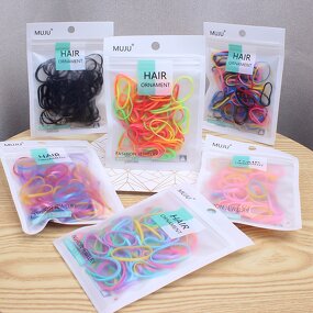 Elastic Hair Tie Factory - OEM 100 Pcs Disposable