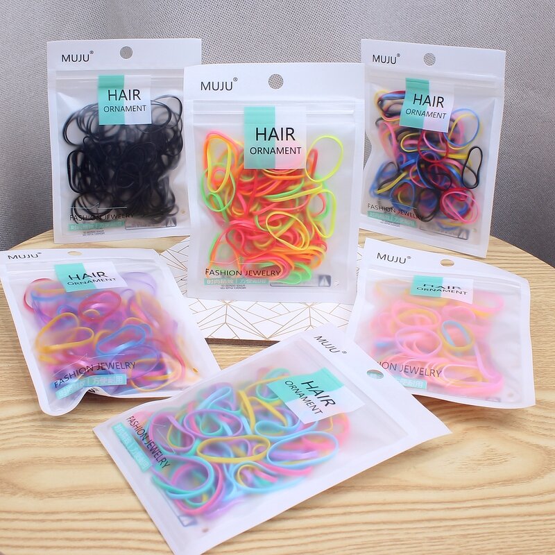 Elastic Hair Tie Factory - OEM 100 Pcs Disposable