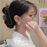 Hair Shark Clip Factory - OEM 12.5cm Large Frosted