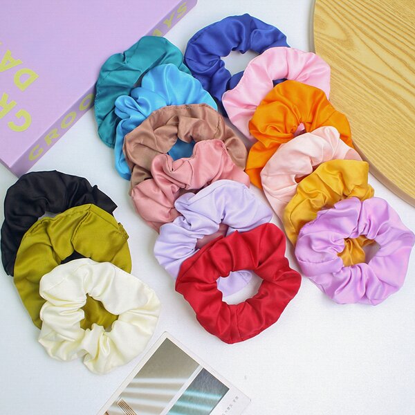 Scrunchie Factory - OEM Korean Pure Color Satin