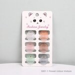 Mini Hair Claw Factory - OEM 6-Piece Red Frosted