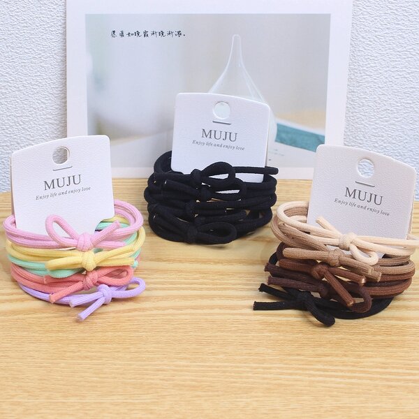 Hair Tie Factory - OEM 5-Piece Sweet Bowknot Elastic