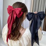 Ribbon Hair Clip Factory - OEM Silk Fabric Bow