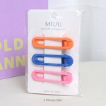 Hair Clip Set Factory - OEM 3-Piece Gradient Glitter