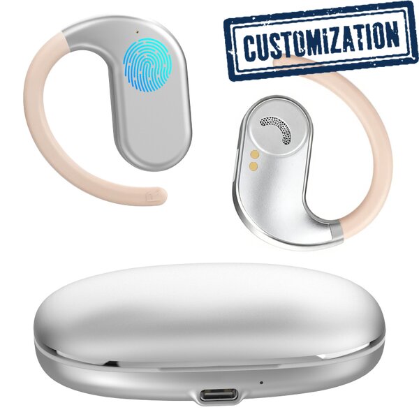 Open-fit Earphones Factory - OEM OWS-18 Zinc Alloy