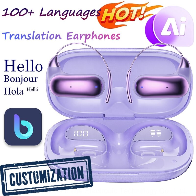 AI Translation Earphones Factory - OEM YYK-Q65 Real-time