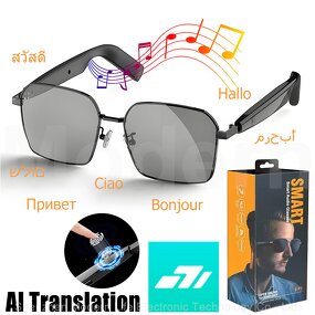 Smart Sunglasses Factory - OEM SG-12 Pro UV-proof