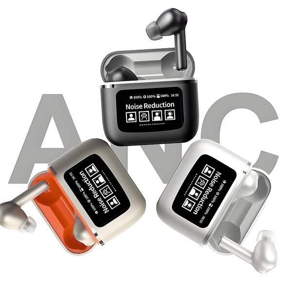 Touch Screen Earphones Factory - OEM YW09 LCD Full